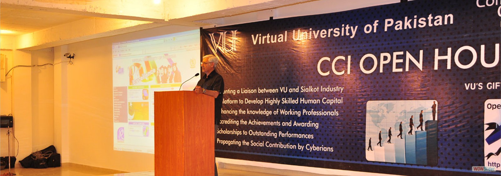 Dr. Naveed at CCI Open House